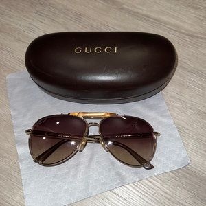 gucci bamboo aviators